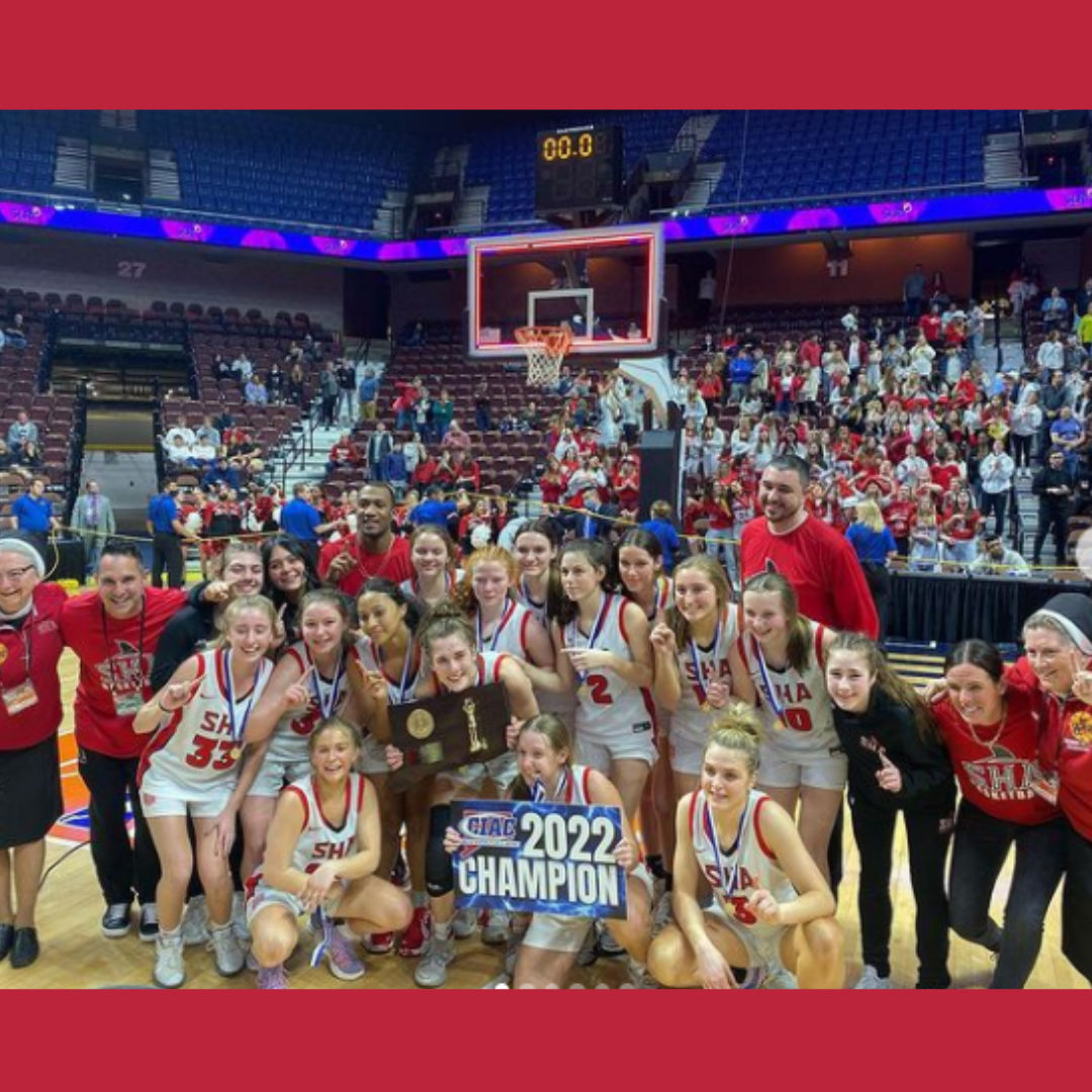 SHA BASKETBALL CLASS MM TITLE CHAMPIONS  